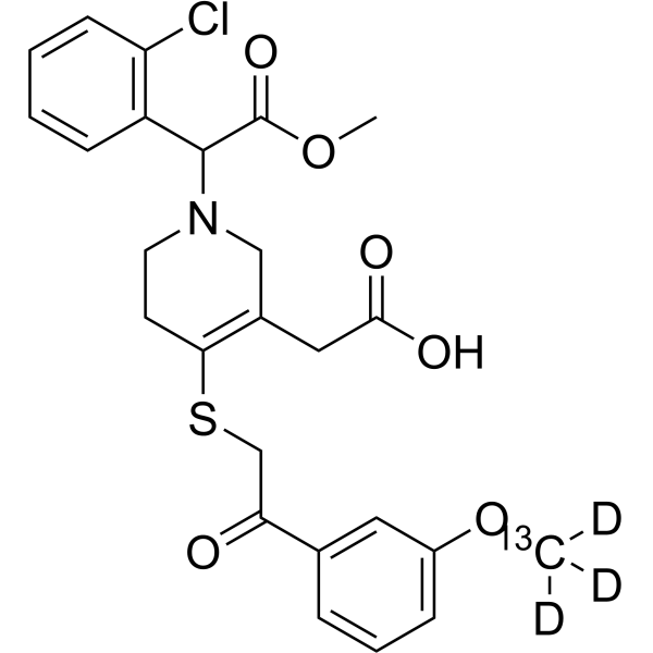 Clopidogrel-MP endo derivative-13C,d3 1346597-76-9